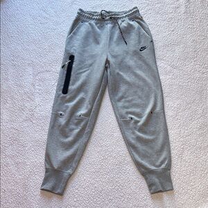 Nike Gray Joggers with Black Accents